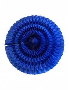 Rosace bleu roi en papier ignifugé : Fabrication Française