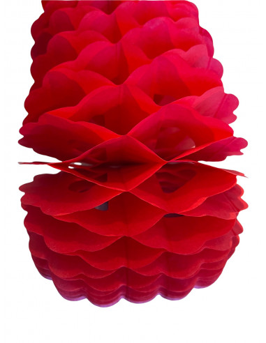 guirlande zinnia rouge