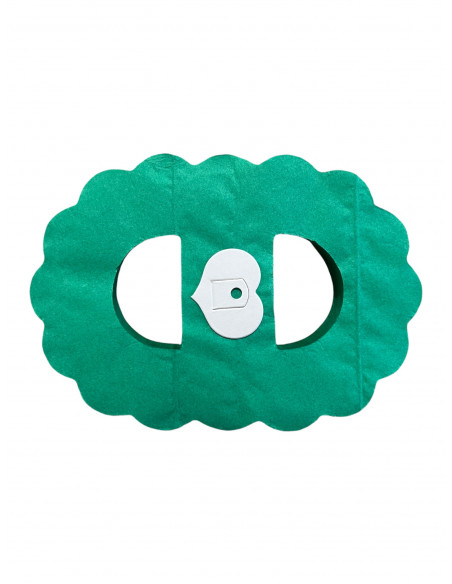 Guirlande verte en papier ignifugé zinnia