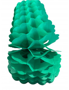 Guirlande verte en papier ignifugé zinnia 2