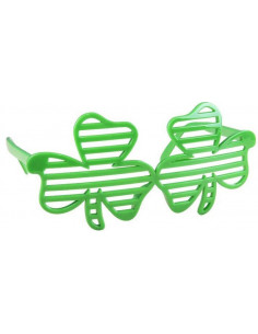 Lunettes trèfles verts Saint Patrick