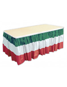 Jupe de table drapeau Italie
