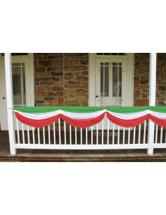 banderole en tissu vert blanc rouge 2