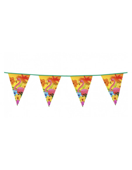 guirlande fanions hibiscus