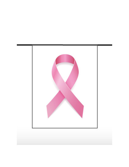 fanion ruban octobre rose