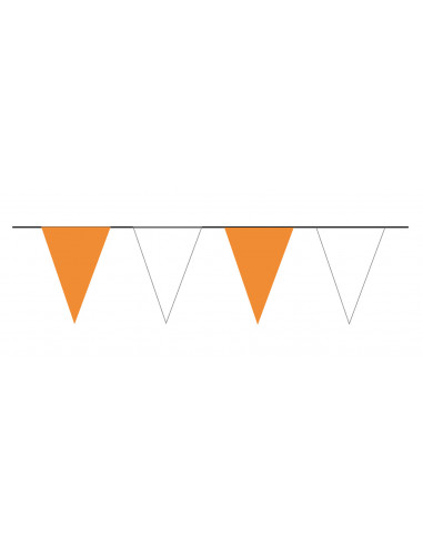 Drapeaux De Marquage Pour Pelouse - Lot De 8, Orange, Avec Tiges En Bois, 40x30 Cm