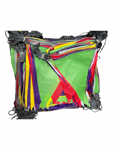 Guirlande fanions triangulaire multicolore tissu : Pavoiser vos rues