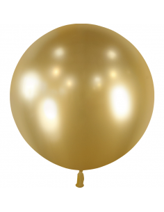 Ballon de baudruche or brillant 60 cm