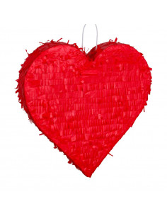 Pinata coeur rouge pour la saint Valentin