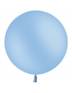 Ballon de baudruche bleu pastel 90 cm