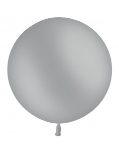 Ballon de baudruche gris 90 cm latex
