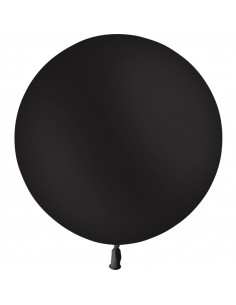 Ballon de baudruche noir 60 cm latex