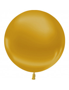 Ballon de baudruche métal or 60 cm latex