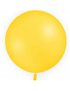 Ballon de baudruche jaune or 60 cm