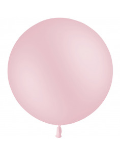 Ballon de baudruche rose bébé 60 cm latex
