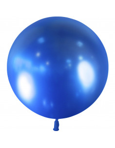 Ballon de baudruche bleu brillant 60 cm