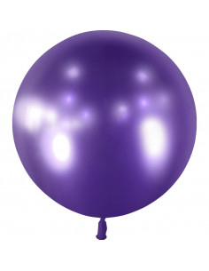Ballon de baudruche violet brillant 60 cm latex
