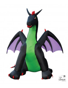 Dragon gonflable lumineux de 270 cm