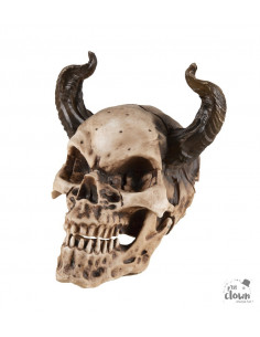 Crâne avec cornes pour Halloween