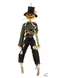 Squelette épouvantail pour Halloween