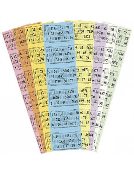 Lot de 1.944 tickets de loto grand modèle