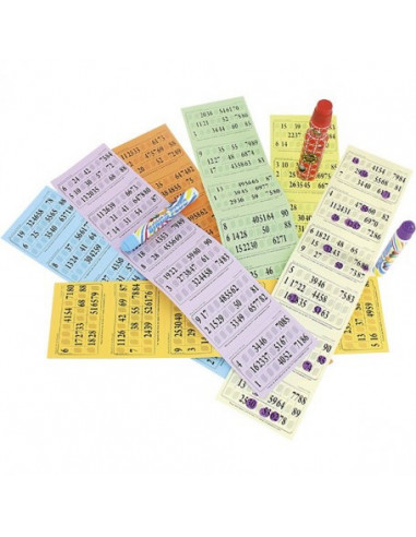 Lot de 1.944 tickets de loto grand modèle Lot de 1.944 tickets de loto grand modèle