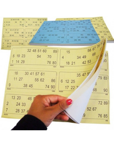 Lot de 600 tickets en feuille par 6 Lot de 600 tickets en feuille par 6