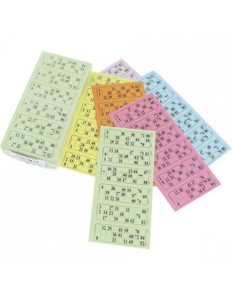 Carton de loto plein air en planche de 6