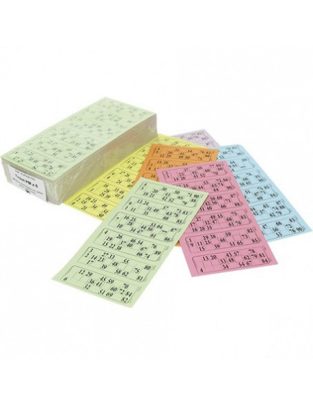 Carton de loto plein air en planche de 6