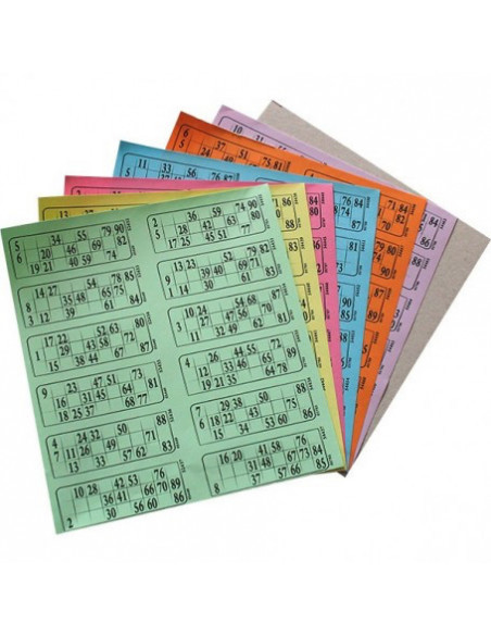 Lot de 14 blocs plein air / planche de 12 cartons