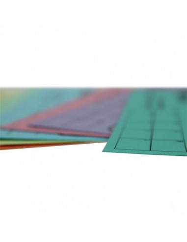 Lot de 500 grilles en plaque / cartons de loto souple