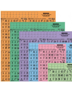 Carton loto souple / 500 grilles en plaques à tamponner 2