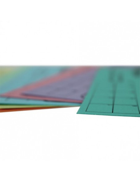 Carton loto souple / 500 grilles en plaques à tamponner