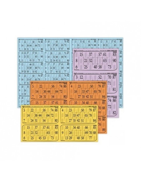 Carton loto rigide / 500 grilles en plaques