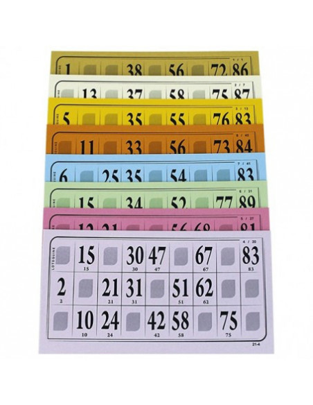 Pack 96 cartons multicolores