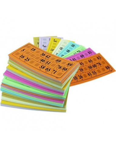 Pack 96 cartons multicolores