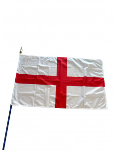 drapeau Angleterre avec hampe en bois