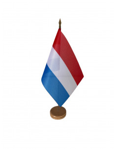 drapeau de table luxembourg en tissu