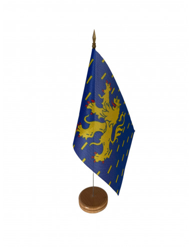 Drapeau de table Franche Comté en tissu : fabrication française