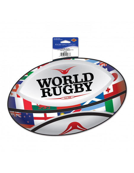 Décoration rugby en carton