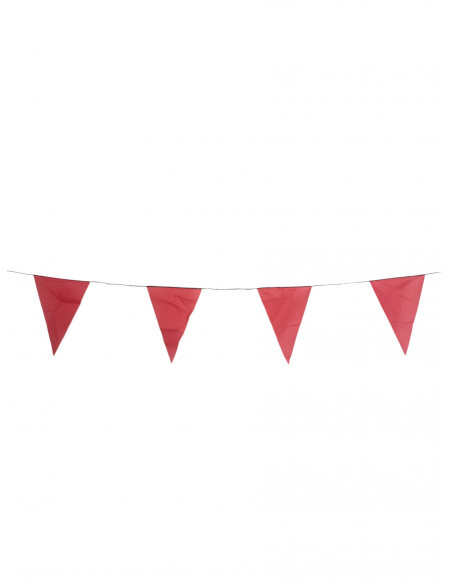 Guirlande fanions rose en tissu ultra résistant