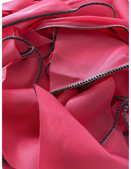 Guirlande fanions rose en tissu résistant pour extérieur