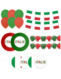 Kit décorations Italie pour votre évènements Festifs