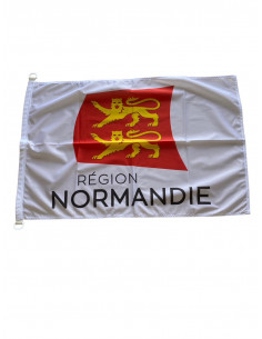 Drapeau Normandie pour mât : fabrication française