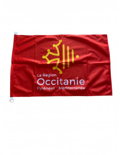 Drapeau Occitanie pour mât : fabrication française