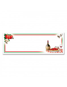 Bannière Italie avec motifs : thème Italie