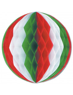 Boule alvéolée en papier Italie