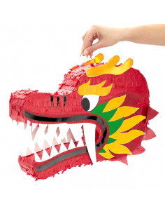 Pinata dragon Nouvel An chinois : fabrication française