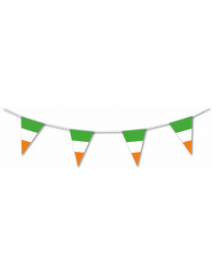 Guirlande drapeaux Irlandais triangulaire