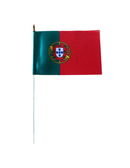 Drapeau de table Portugal en tissu